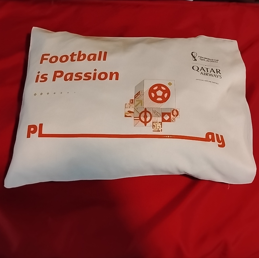 Qatar airways pillow
